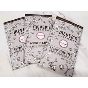 NEW 3 PACKS - Mrs. Meyer's‎ LAVENDER Scent Sachet
